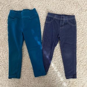 2 pairs of 3T girls pants, EUC